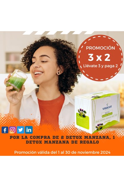 Promoción Detox manzana